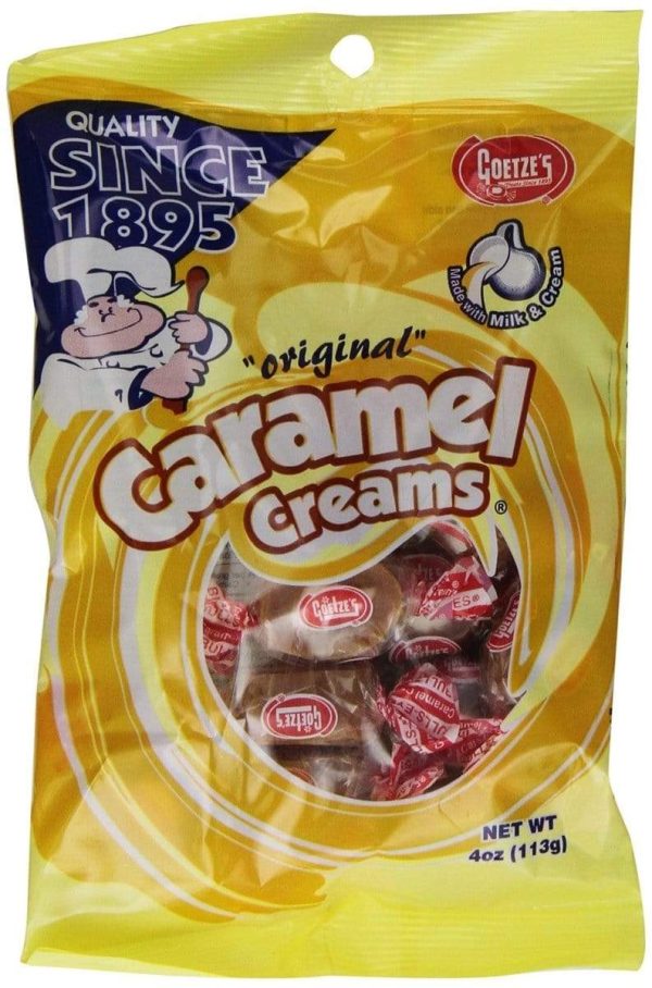 Goetze s Caramel Creams, 4 oz Online now