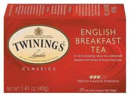 Twinings English Breakfast Tea, 20 count Hot on Sale