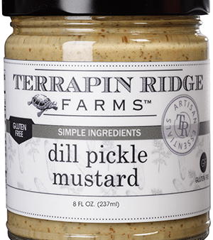 Terrapin Ridge Farms Dill Pickle Mustard 8 oz Cheap