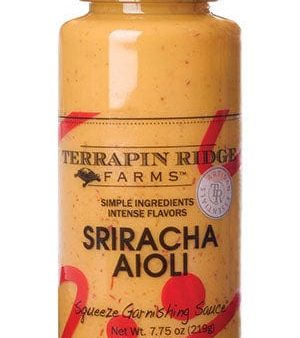 Terrapin Ridge Farms Sriracha Aioli Garnishing Squeeze 7.75 oz Fashion