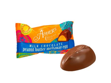 Asher s Milk Chocolate Peanut Butter Egg 1 oz For Discount