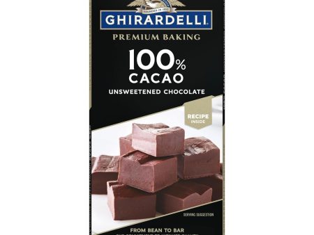 Choco Bar Unsweet Baking 4oz Sale