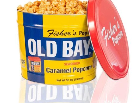 Fisher s Old Bay Caramel Popcorn 1 2 Gallon Tub on Sale