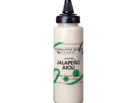 Terrapin Ridge Farms Jalapeno Aioli Garnishing Squeeze 7.75 oz Fashion