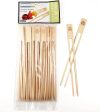 Bamboo Double Skewers Pack of 25 Online now