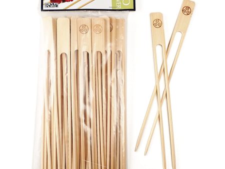 Bamboo Double Skewers Pack of 25 Online now