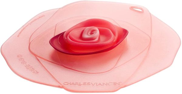 Charles Viancin Rose Drink Covers Set Of 2 Sale