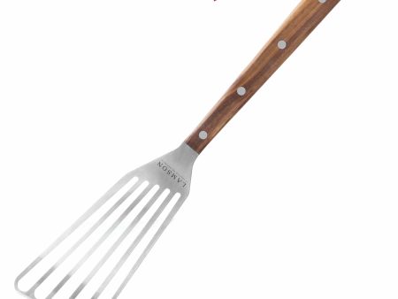 Lamson Premier 20  BBQ Slotted Fish & Vegetable Turner - Walnut Supply