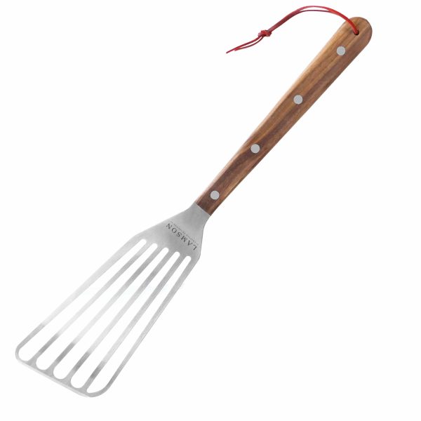 Lamson Premier 20  BBQ Slotted Fish & Vegetable Turner - Walnut Supply