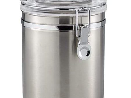 OGGI 47 oz Brushed Stainless Steel Canister Hot on Sale