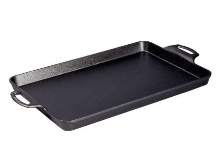 Lodge 15.5 x 10.5 Inch Seasoned Cast Iron Baking Pan Online Hot Sale