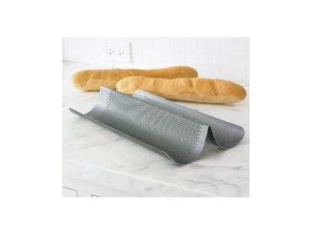 Chicago Metallic Commercial II Perforated French Bread Pan Online