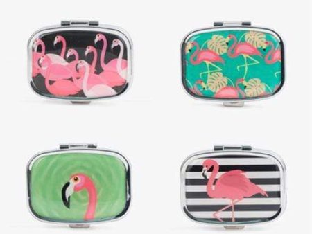 Kikkerland Flamingo Pill Box - Assorted Styles Online Sale