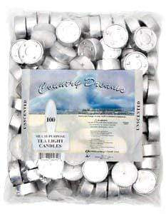 Unscented Tealights Bag of 100 Supply