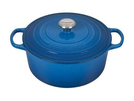 Le Creuset 7 1 4 Qt Round Dutch Oven - Marseille Blue For Cheap