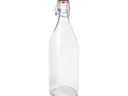 Bormioli Rocco Swing Bottle 1.0 L Square Hot on Sale