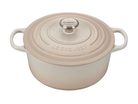 Le Creuset Round Dutch Oven 5.5 qt - Meringue Fashion