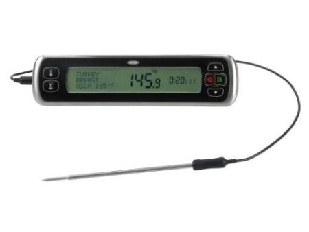 OXO Good Grips Digital Leave-In Meat Thermometer For Sale