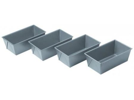 Chicago Metallic Commercial II Mini Loaf Pans, Set of 4 For Sale