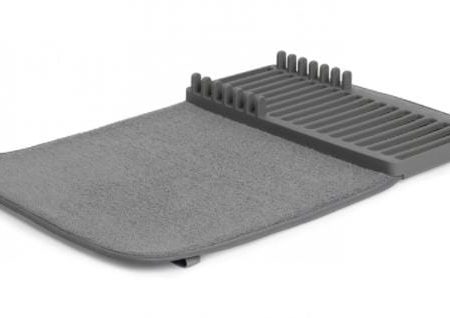 Umbra UDRY Mini Charcoal Dish Rack Drying Mat Cheap