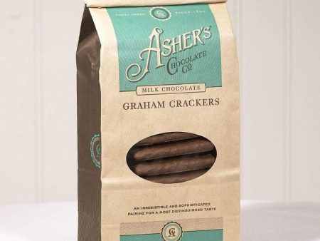 Asher s Chocolate Milk Chocolate Covered Graham Crackers, 7.15 oz Online Hot Sale