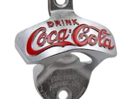 COCA-COLA Wall Mount Bottle Opener on Sale