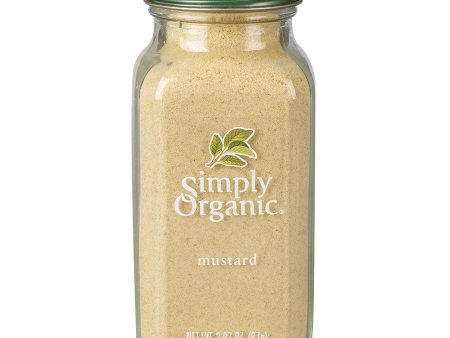 Simply Organic Ground Mustard Seed 3.07 oz Fashion