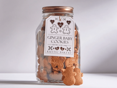 Rustic Bakery Ginger Baby Cookie Jar 12 oz Online Sale