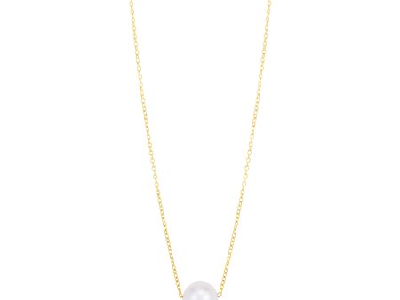 14K Pearl Necklace Solitaire Online