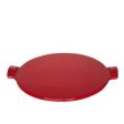 Emile Henry 14.5in Round Baking Stone, Red Online Hot Sale