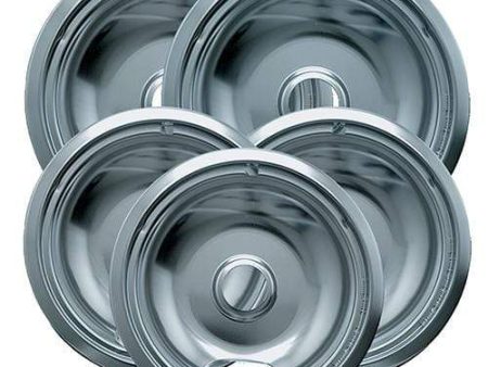 Range Kleen Plated Drip Pans Style A (Set of 5) For Cheap