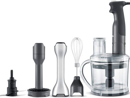 Breville All in One Immersion Blender w  Accessories - Brushed Stainless on Sale