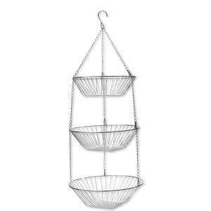 3 Tier Hanging Chrome Basket Sale