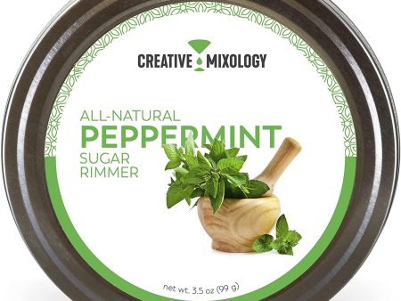 Creative Mixology Cocktail Rimmer Peppermint Sugar.  3.5 oz Cheap