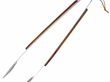 Lamson Premier 20  BBQ Tongs - Walnut on Sale