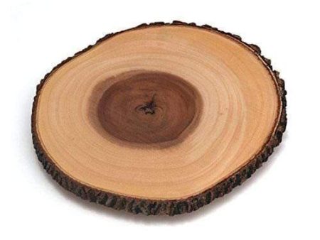 Lipper International Oval 13in-15in Natural Bark Serving Tray Online Hot Sale