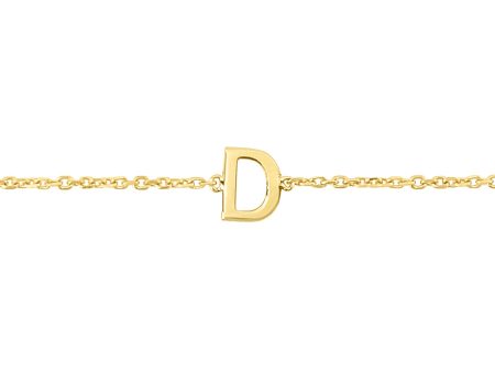 14K Mini Initial D Necklace Sale