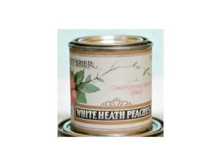 Simply Vintage 8oz White Heath Georgia Peach Scented Candle Fashion