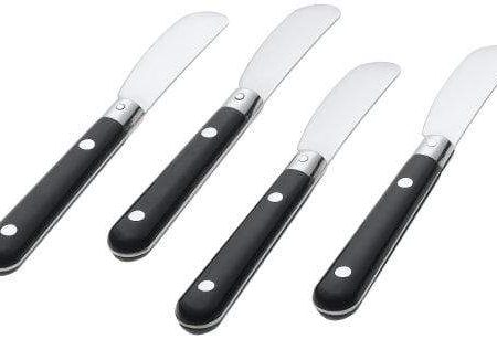 Le Prix Stainless Steel Butter Spreader, Black Cheap