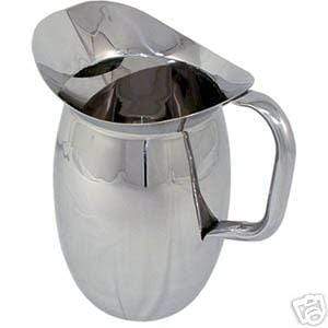 Stainless Steel Bell Pitcher w Ice Guard Hot on Sale