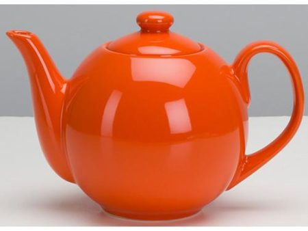 OmniWare Teaz Cafe 40oz Teapot With Infuser - Orange Sale