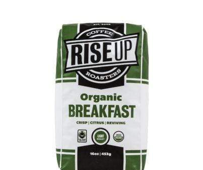 Rise Up Coffee Roasters Whole Bean Breakfast Light Roast Coffee, 12 oz Supply