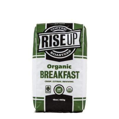 Rise Up Coffee Roasters Whole Bean Breakfast Light Roast Coffee, 12 oz Supply