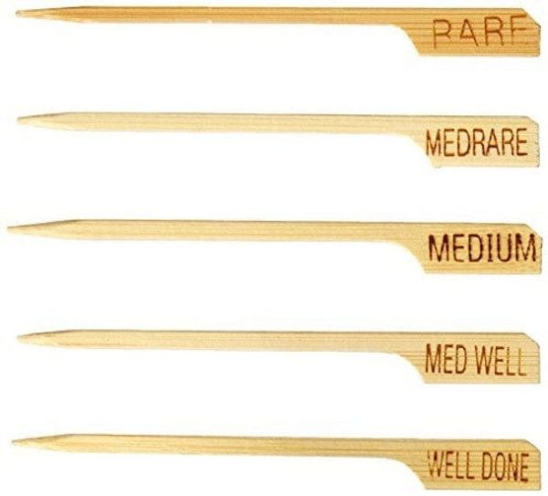 3.5  Bamboo Steak Markers - Pack of 130 For Discount