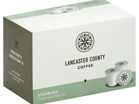 Lancaster County Coffee Roasters Single Serve Starbarn Dark Roast 12 ct Supply