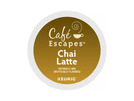 Café Escapes Chai Latte K-Cup Tea - 24 Count Box Online