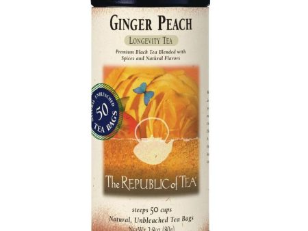 Republic of Tea Ginger Peach Black Tea Hot on Sale