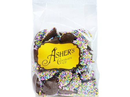 Asher s Milk Chocolate Spring Nonpareils- 4 oz. bag For Sale