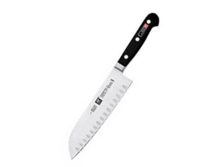 Zwilling J. A. Henckels Pro S 7in Santoku Granton Knife on Sale