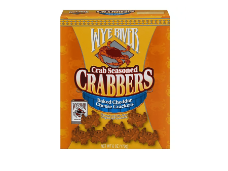 Wye River Crab Seasoned Baked Cheddar Cheese Crackers 6 oz Online Hot Sale